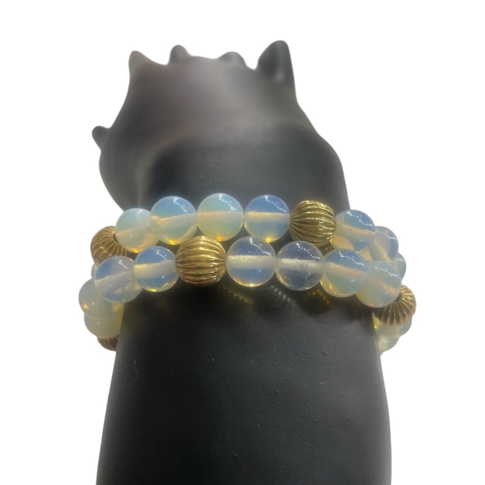 Moonstone gemstone bracelet - Picture 2 of 7